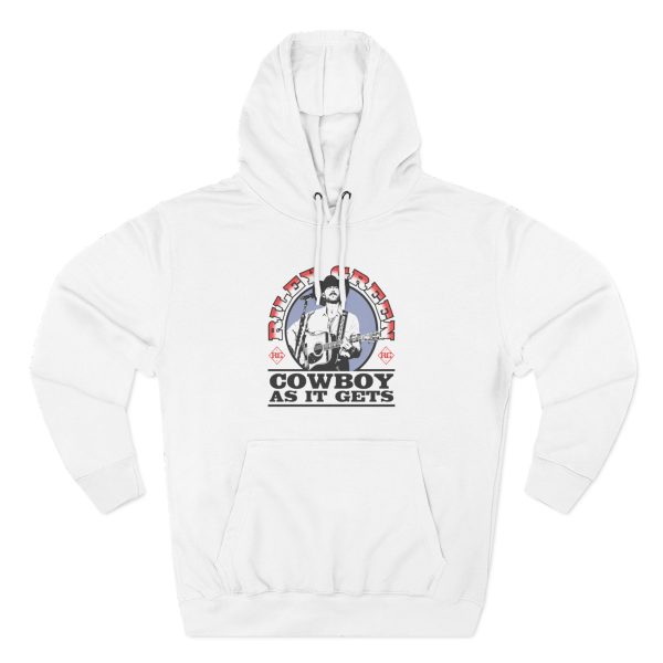 Riley Green Cowboy As It Gets Raglan Three-Panel Fleece Hoodie
