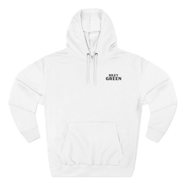 Riley Green Grey Three-Panel Fleece Hoodie